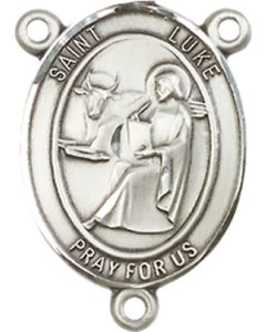 Saint Luke the Apostle 8068CTR - 3/4 x 1/2 Rosary Center