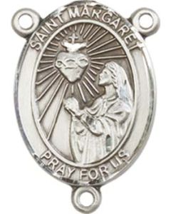Saint Margaret Mary Alacoque 8072CTR - 3/4 x 1/2 Rosary Center