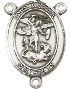 Saint Michael the Archangel 8076CTR - 3/4 x 1/2 Rosary Center