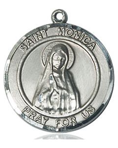 St Monica Round Patron Saint Series Available in 2 Sizes