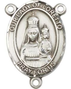 Our Lady of Loretto 8082CTR - 3/4 x 1/2 Rosary Center