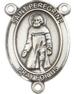 Saint Peregrine Laziosi 8088CTR - 3/4 x 1/2 Rosary Center