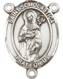 Saint Scholastica 8099CTR - 3/4 x 1/2 Rosary Center