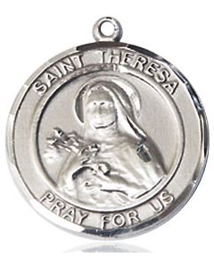 St Theresa Round Patron Saint Series Available in 2 Sizes