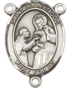 Saint John of God 8112CTR - 3/4 x 1/2 Rosary Center