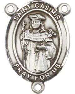 Saint Casimir of Poland 8113CTR - 3/4 x 1/2 Rosary Center