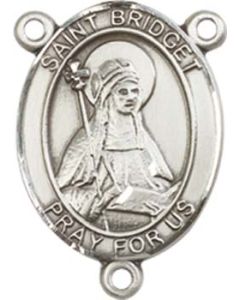 Saint Bridget of Sweden 8122CTR - 3/4 x 1/2 Rosary Center