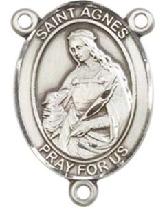 Saint Agnes of Rome 8128CTR - 3/4 x 1/2 Rosary Center