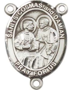 Sts. Cosmas & Damian 8132CTR - 3/4 x 1/2 Rosary Center