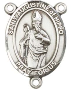 Saint Augustine of Hippo 8202CTR - 3/4 x 1/2 Rosary Center