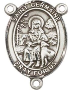 Saint Germaine Cousin 8211CTR - 3/4 x 1/2 Rosary Center