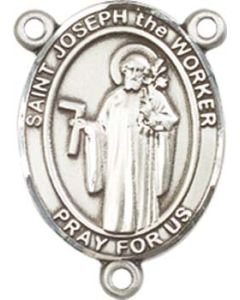 Saint Joseph the Worker 8220CTR - 3/4 x 1/2 Rosary Center