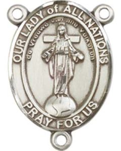Our Lady of All Nations 8242CTR - 3/4 x 1/2 Rosary Center