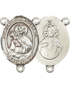 Our Lady of Mount Carmel 8243CTR - 3/4 x 1/2 Rosary Center