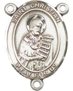 Saint Christian Demosthenes 8257CTR - 3/4 x 1/2 Rosary Center