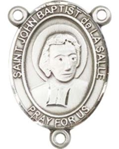 Saint John Baptist de la Salle 8262CTR - 3/4 x 1/2 Rosary Center
