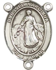 Blessed Karolina Kozkowna 8283CTR - 3/4 x 1/2 Rosary Center