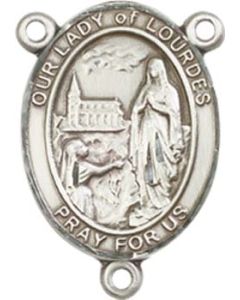 Our Lady of Lourdes 8288CTR - 3/4 x 1/2 Rosary Center