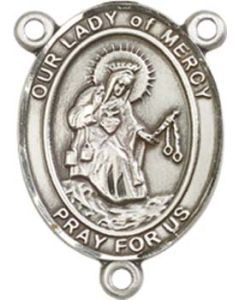 Our Lady of Mercy 8289CTR - 3/4 x 1/2 Rosary Center