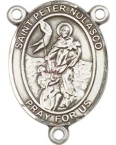 Saint Peter Nolasco 8291CTR - 3/4 x 1/2 Rosary Center