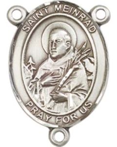 Saint Meinrad of Einsiedeln 8307CTR - 3/4 x 1/2 Rosary Center