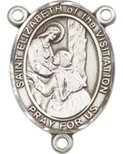 Saint Elizabeth of the Visitation 8311CTR - 3/4 x 1/2 Rosary Center