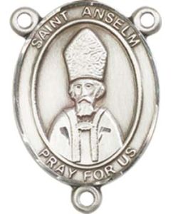 Saint Anselm of Canterbury 8342CTR - 3/4 x 1/2 Rosary Center