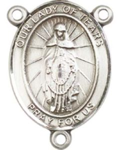 Our Lady of Tears 8346CTR - 3/4 x 1/2 Rosary Center