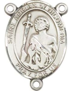 Saint Adrian of Nicomedia 8353CTR - 3/4 x 1/2 Rosary Center