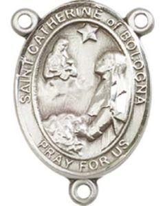 Saint Catherine of Bologna 8354CTR - 3/4 x 1/2 Rosary Center