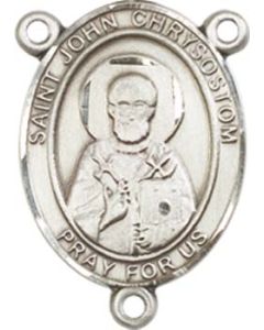 Saint John Chrysostom 8357CTR - 3/4 x 1/2 Rosary Center