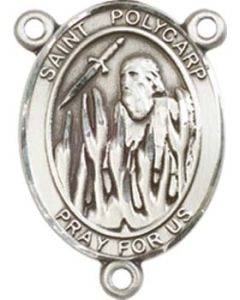 Saint Polycarp of Smyrna 8363CTR - 3/4 x 1/2 Rosary Center