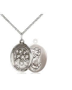 St Christopher Choir Oval Patron Saint Series Available in 3 Sizes