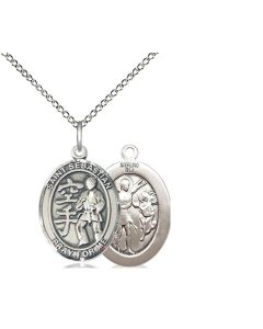 St Sebastian Karate Oval Patron Saint Series Available in 3 Sizes