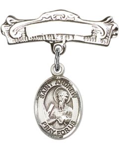 Saint Andrew the Apostle 9000/0732 - 1/2 x 1/4 Baby Badge