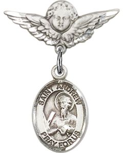 Saint Andrew the Apostle 9000/0735 - 1/2 x 1/4 Baby Badge