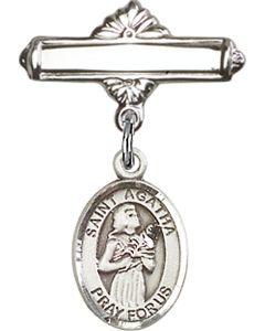 St Agatha Baby Badge - 9003/0730