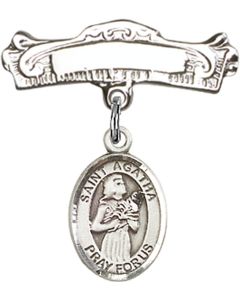 St Agatha Baby Badge - 9003/0732