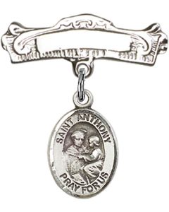 St Anthony of Padua Baby Badge - 9004/0732