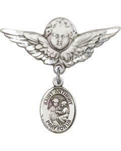 St Anthony of Padua Baby Badge - 9004/0733