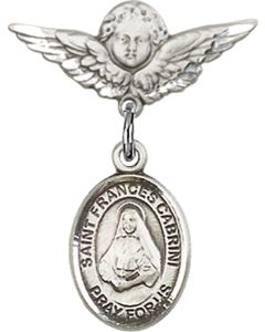 St Frances Cabrini Baby Badge - 9011/0735