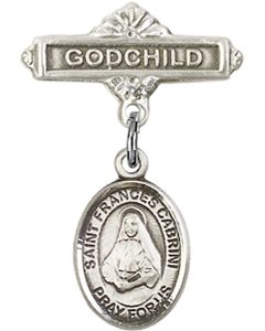 St Frances Cabrini Baby Badge - 9011/0736
