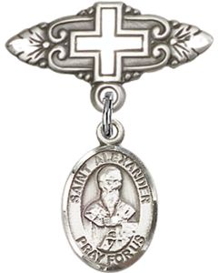 St Alexander Constantinople Baby Badge - 9012/0731