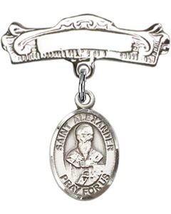 St Alexander Constantinople Baby Badge - 9012/0732