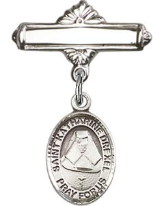 St Katherine Drexel Baby Badge - 9015/0730