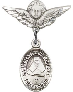 St Katherine Drexel Baby Badge - 9015/0735