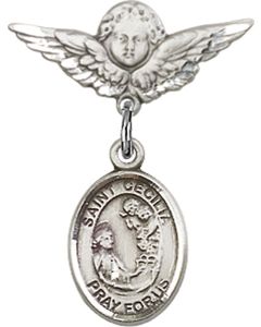 St Cecilia Baby Badge - 9016/0735