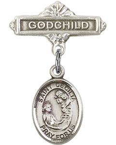 St Cecilia Baby Badge - 9016/0736