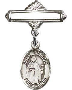 St Brendan the Navigator Baby Badge - 9018/0730