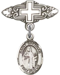 St Brendan the Navigator Baby Badge - 9018/0731